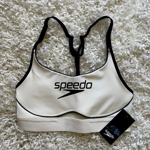 NWT Speedo Sports Bra White